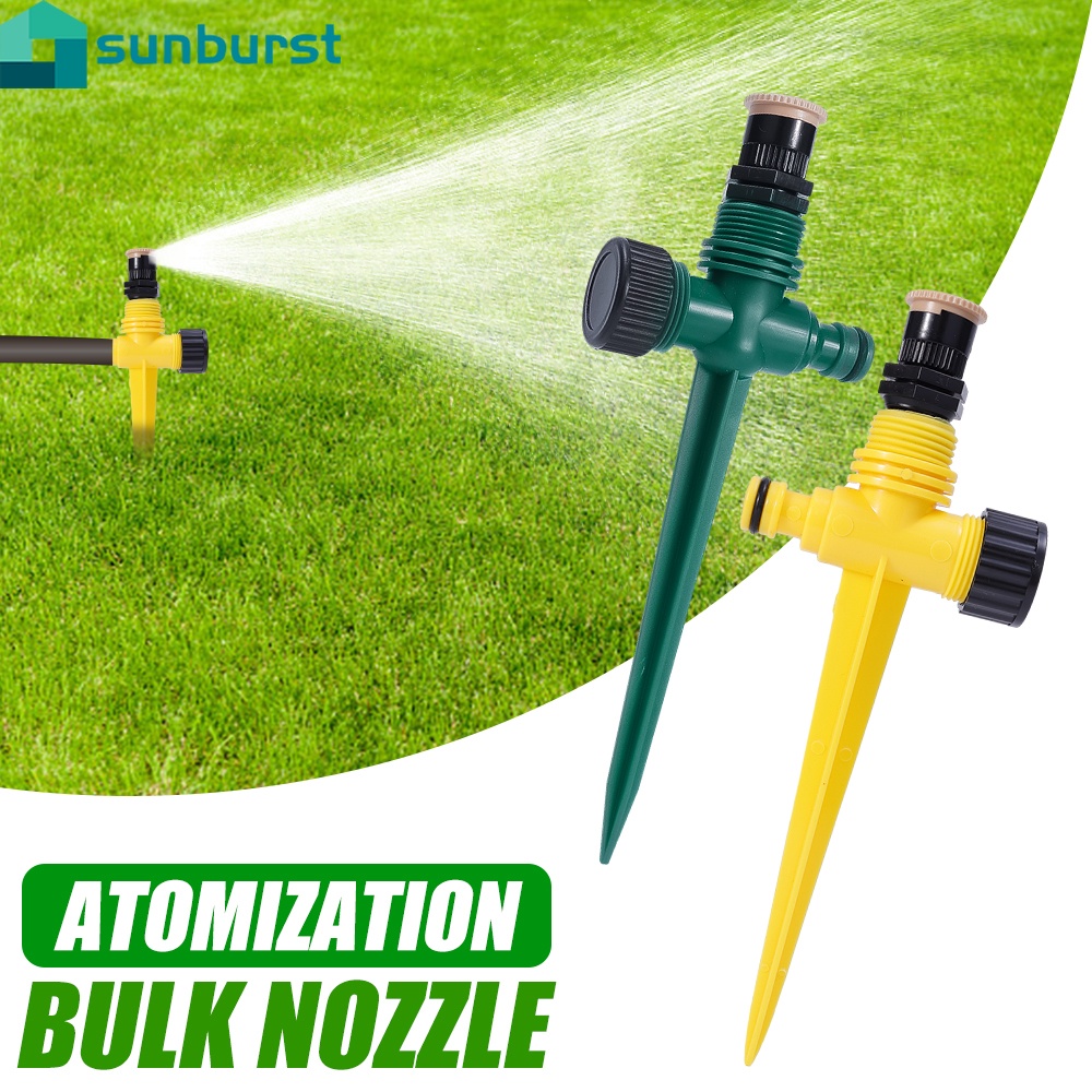 360 ° Aspersor De Irrigação Ajustável Rotativo-Bocal Automático Durável-Ferramenta Agrícola Para Gramados De Jardim-Água Plantas Atomizador De Plug-In -