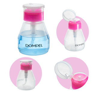 Porta Acetona Frasco Dosador Manicure 140 ml com Válvula Profissional Dompel