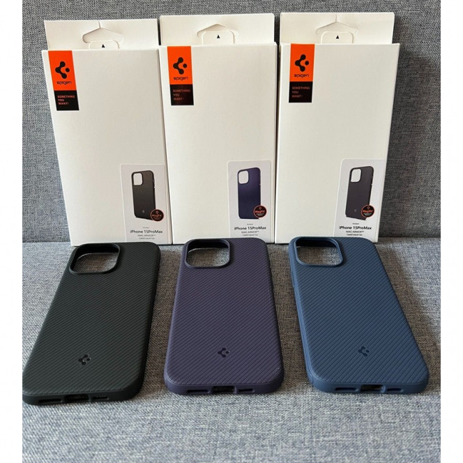 Spigen Capa Protetora Magnética iPhone 16promax/15plus/14/13/12Pro 11 Mag Armor (MagFit)