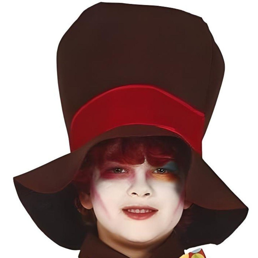 Fantasia Chapeleiro Maluco Infantil de Luxo Completa Com Chapéu P 3 - 4 — imagem 2 de 2