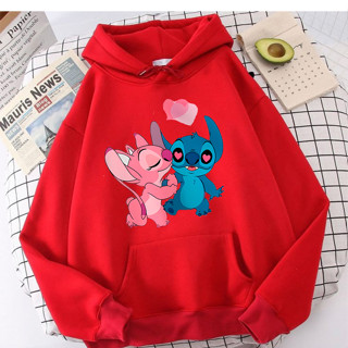Blusa De Moletom Feminino Casaco de Frio Lilo Stitch  Casal Personalizado Linha premium com Bolso e Capuz em Oferta na Shopee