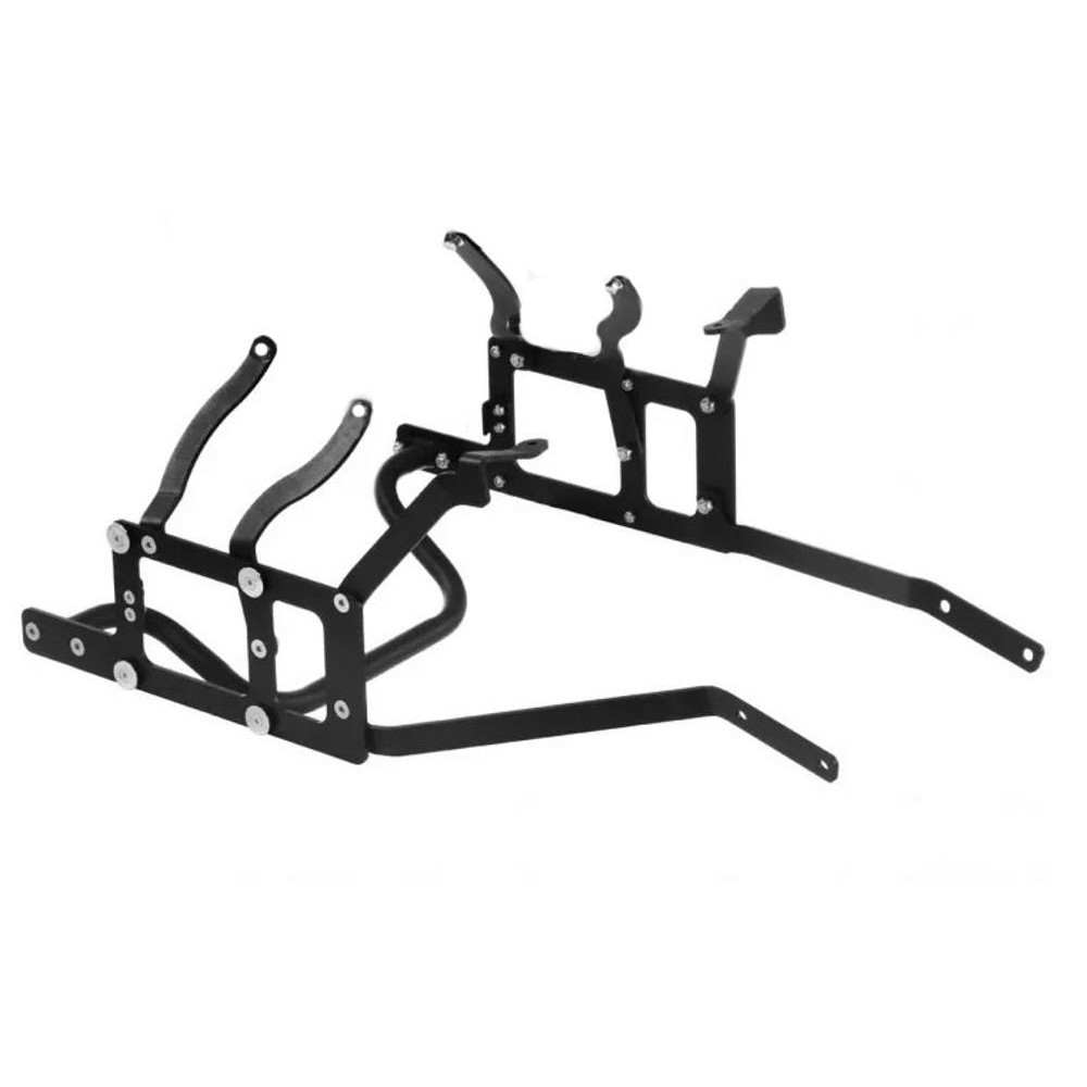 SUPORTE BAU LATERAL RONCAR HONDA CB 500X 2014-16 PRETO