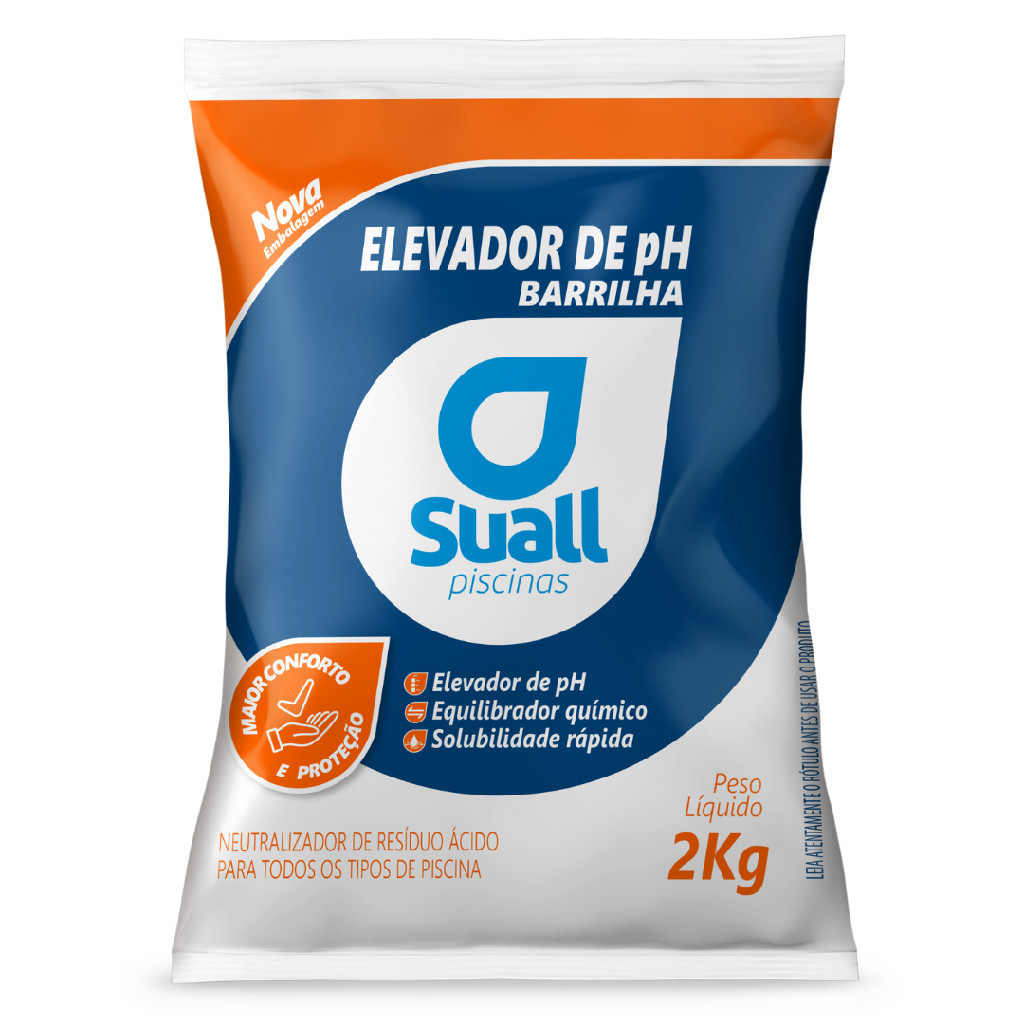 ELEVADOR DE PH SUALL PARA PISCINAS BARRILHA 2KG em Oferta na Shopee