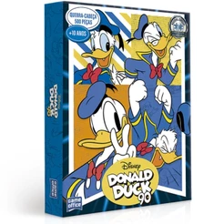 QUEBRA CABEÇA DONALD DUCK 90 ANOS EDIÇÃO ESPECIAL 500 PEÇAS TOYSTER DISNEY PUZZLE PATO GAME OFFICE