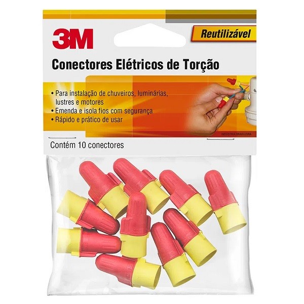 Conector de Torção Scotchlock 2 com 10 Peças em Oferta na Shopee