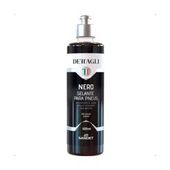 Selante Para Pneu Resistente A Água Nero 500ml Dettagli Pretinho Não Gruda Sujeira