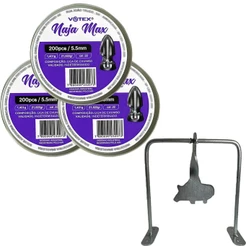 Kit 3 Chumbinhos Naja Max 5.5mm 200pcs/pot - Votex + Alvo Javali