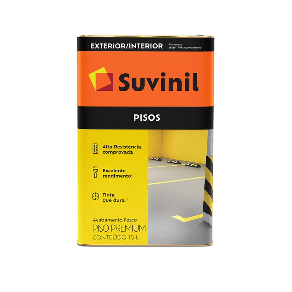 TINTA PISO SUVINIL 18L - VÁRIAS CORES - Home & Living