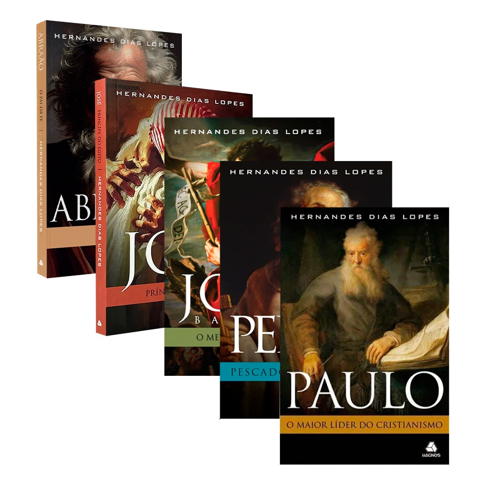 Paulo | Pedro | José | João Batista | Abraão  - Livros Hernandes Dias Lopes em Oferta na Shopee