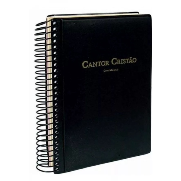 Hinário Cantor Cristão | Grande | Espiral | Preta
