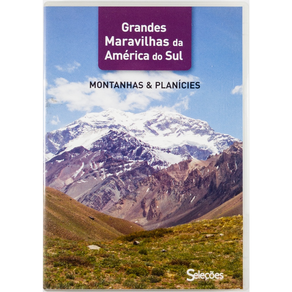 DVD Grandes Maravilhas América do Sul Montanha e Planícies