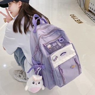 Mochila Escolar De grande Capacidade Estilo Coreano original do “Monday luck”