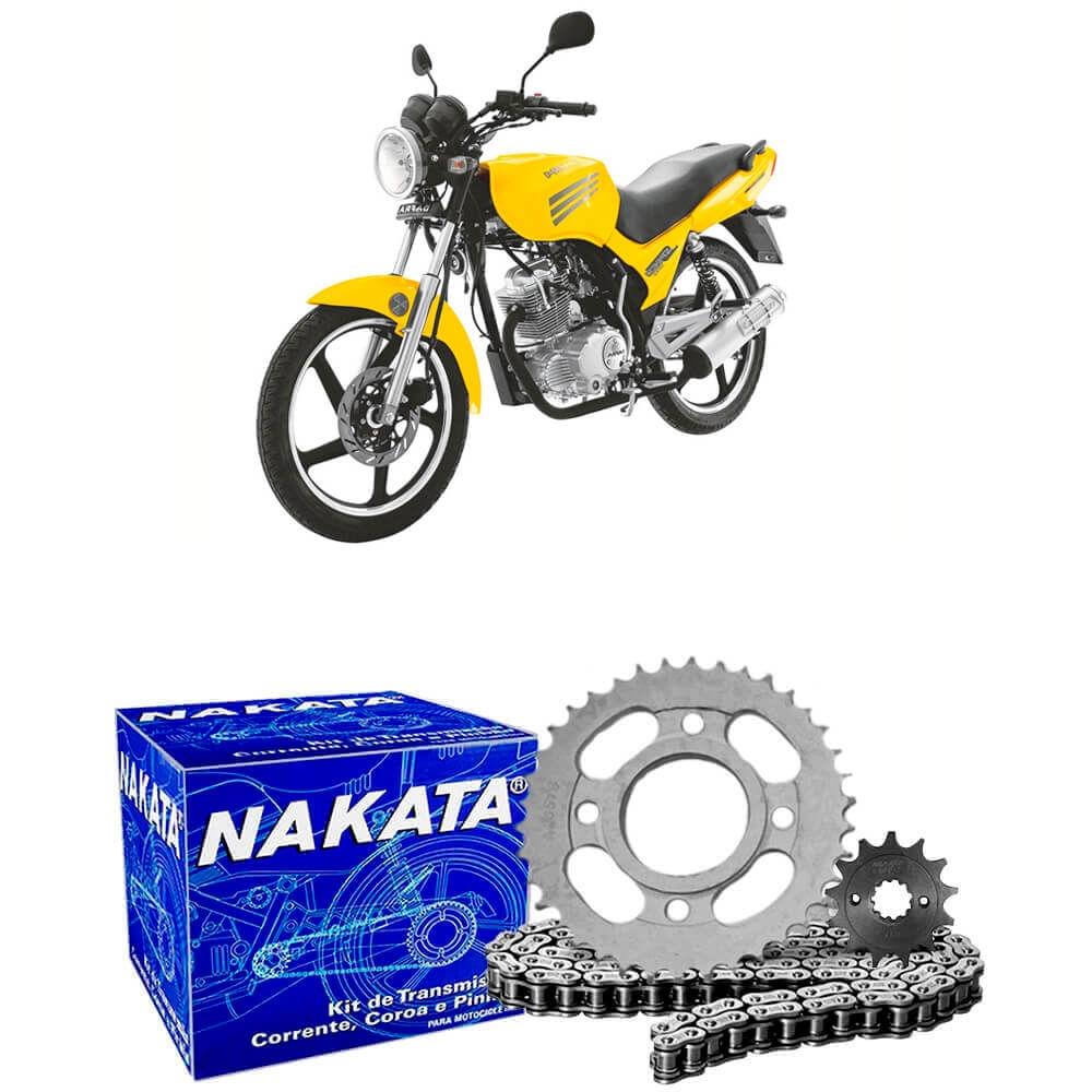 Kit Relação Transmissão Moto Dafra Speed 150 2008 A 2014 - Spare Parts and Accessories for Vehicles