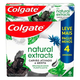 Kit Creme Dental Colgate Naturals Extracts Purificante 90g