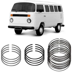 Jogo Anel Segmento STD Kombi 1.6 84 a 91 Metal Leve