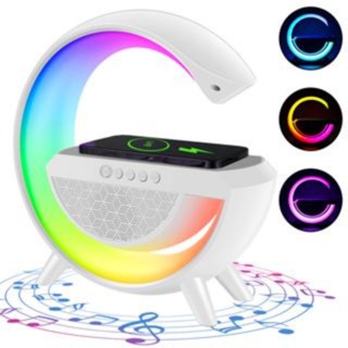 Luminária De Mesa Bluetooth Smart Bluetooth G Speaker C/ Som