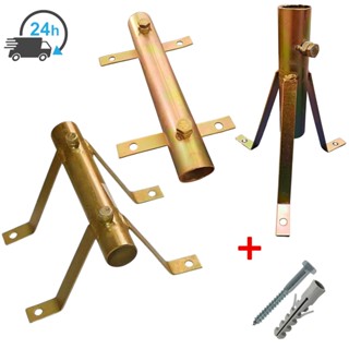 Suporte Para Antena Reforçado Cavalete Parede Piso Suporte Para Tubo De Antena