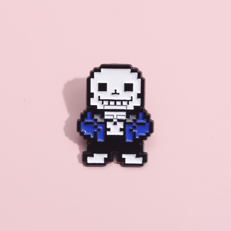 Patchfan Sans Undertale Broches De Pins Esmalte De Nerd Jogo Personagem Broche De Lapela Crachás Cartoon Jóias Presente Para Amigos em Oferta na Shopee