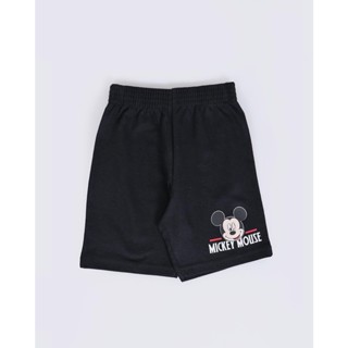 Bermuda Bebê Moletinho Estampa Mickey Disney Preta