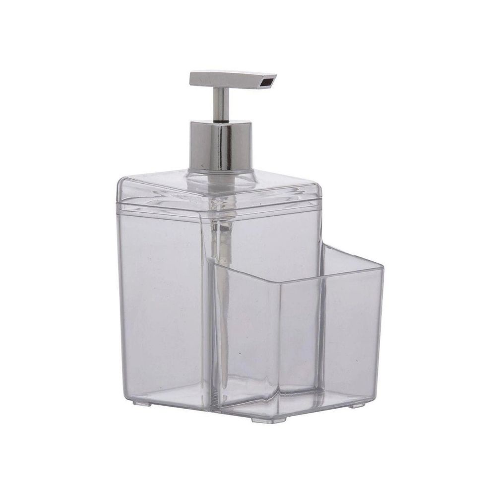 Porta Detergente 570 Ml Cristal Diamond Paramount Casa Cozinha Pratico Luxo