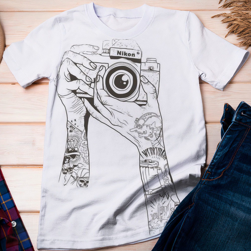 Camiseta Camera Fotografica - Dicelli