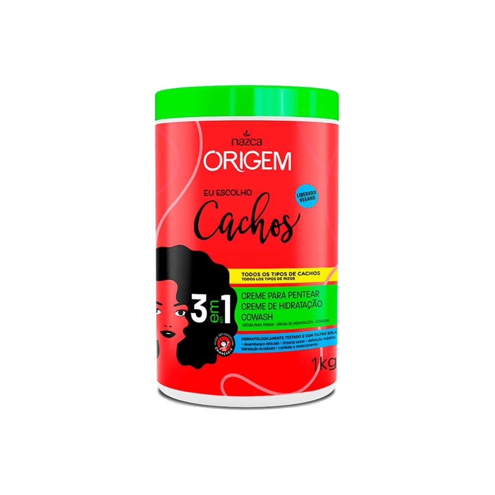 Creme Para Pentear Nazca Leave In Origem 3 Em 1 1Kg em Oferta na Shopee