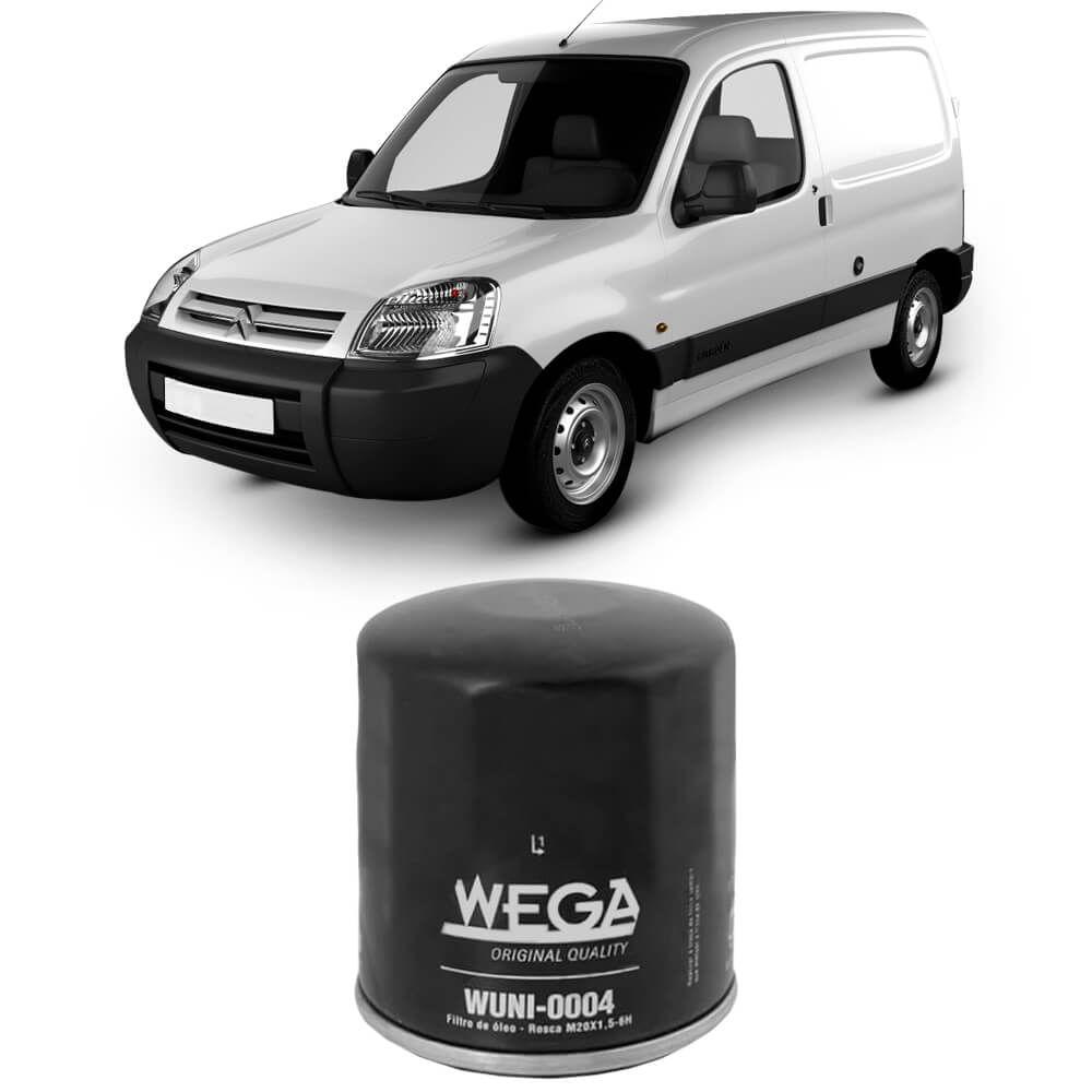 Filtro Óleo Citroen Berlingo 1.8 98 99 2000 2001 2002 Wega - Spare Parts and Accessories for Vehicles