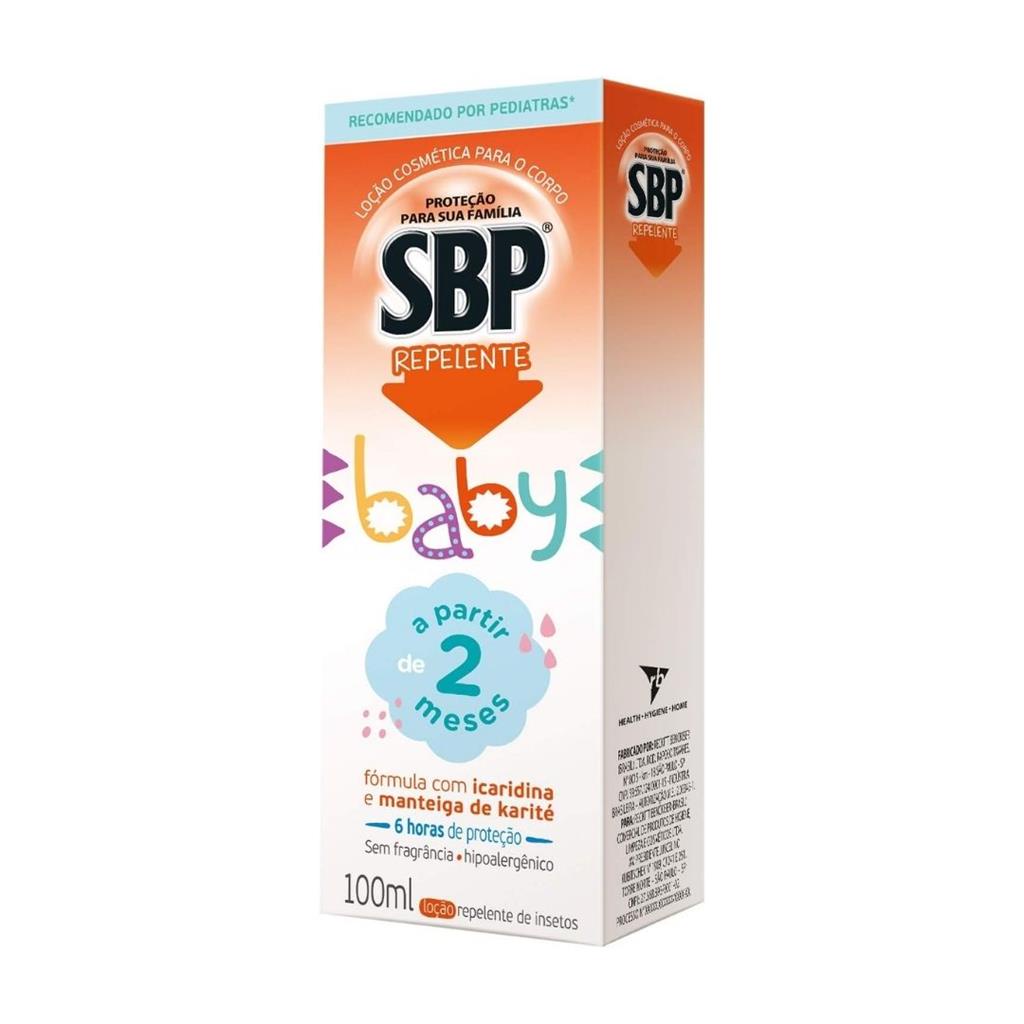 Locao Repelente Corporal Infantil SBP Baby - 100 ml
