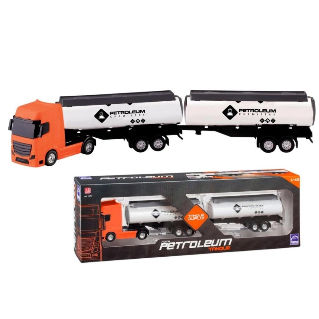 Petroleum Tanque Caminhão Laranja 1471 – Roma