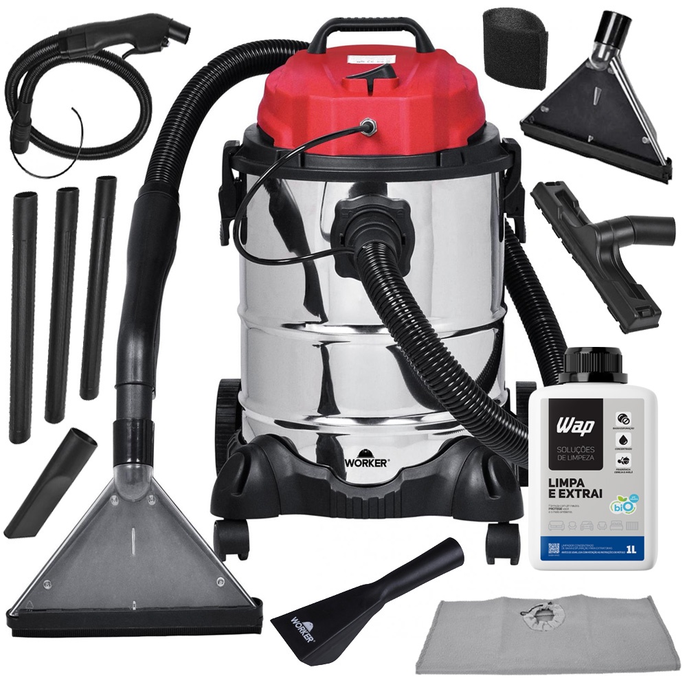 Extratora Profissional 1400W Limpa Estofado 25L + Produto 1L em Oferta na Shopee