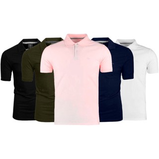 Camisa Polo Plus Size Algodão Premium Essencial Slim Fit Ogochi