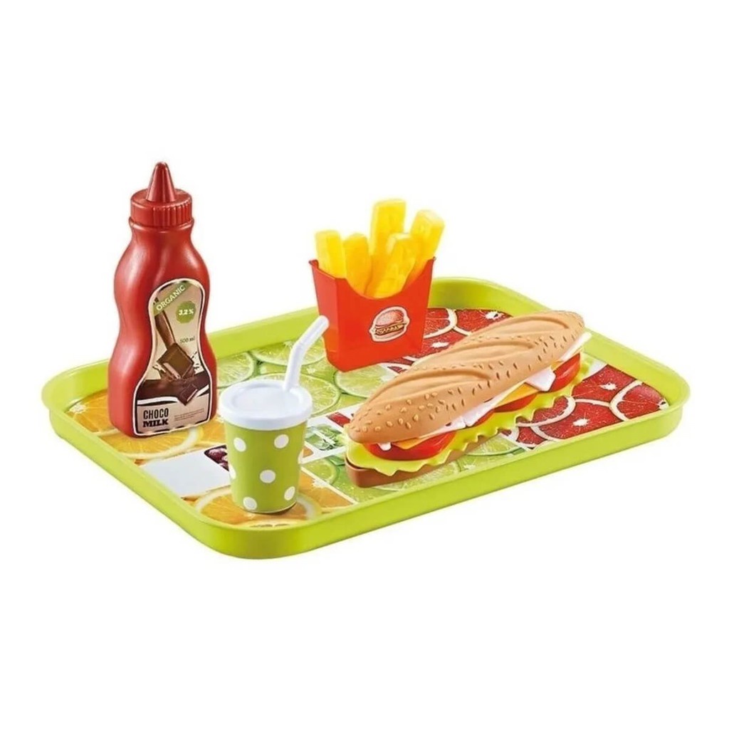 Mini Chef Kit Lanchonete Sanduíche Xalingo - 11454 - Mom & Baby