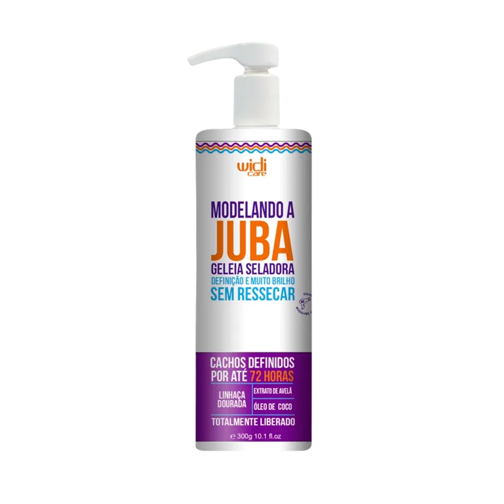 Modelando a Juba Geleia Seladora 300 ml - Widi Care em Oferta na Shopee