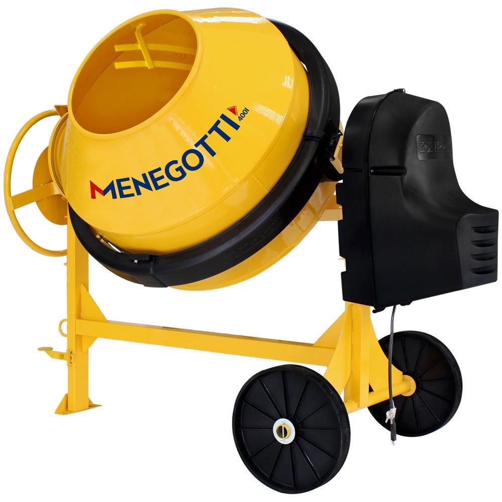 Betoneira Prime 110/127V 400L 2CV 13 Ciclos/H Monofásico com Kit de Segurança Weg - Menegotti