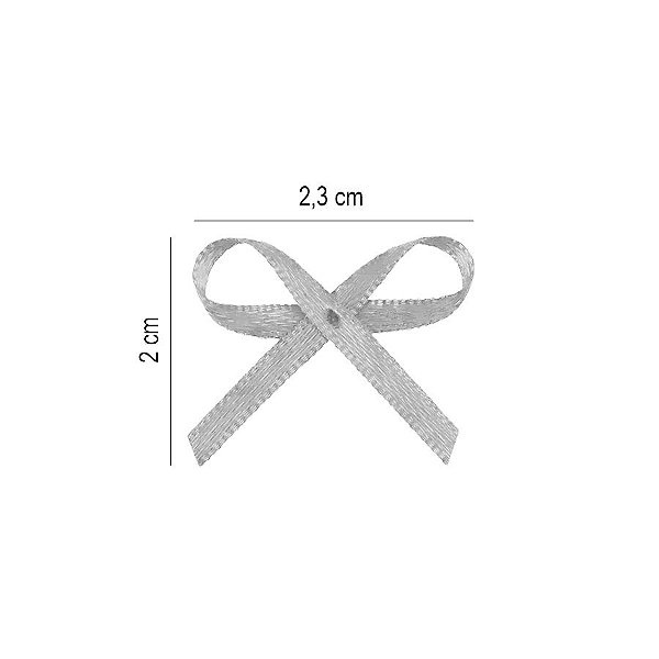 Lacinho Amarelo Tipo Mosquitinho - Pct c/ 100 peças - Laços Marcela - Rizzo