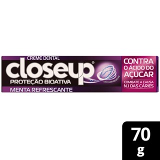 Creme Dental Closeup Proteção Bioativa Contra o Ácido do Açúcar 70 g