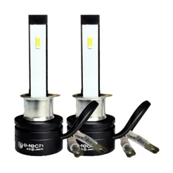 Kit Lampada Nano Led H1 H11 H16 H27 H3 H7 H8 HB3 HB4 6000k 7200 Lúmens 12v 40w E-Tech Farol Alto Baixo