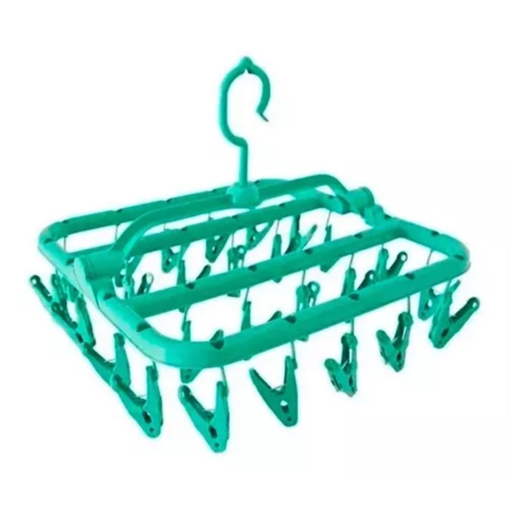 Mini Varal Retangular C/26 Prendedores P/roupas pequenas em Oferta na Shopee