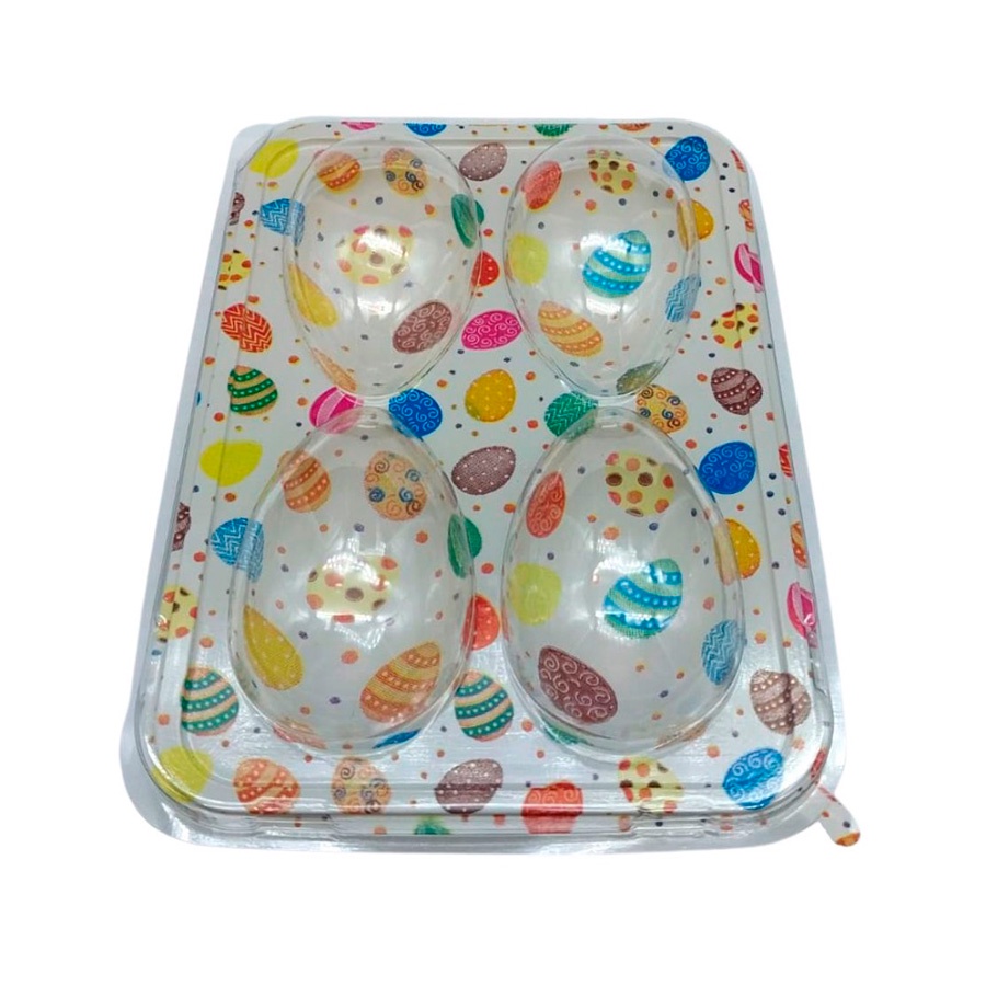 Blister Bandeja 4 Ovos da Pascoa - 50g - Ovinhos - 5 unidades - Rizzo em Oferta na Shopee