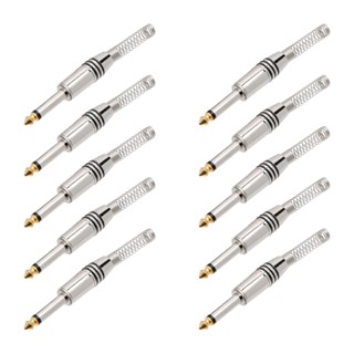 10x Plug P10 Mono Premium Profissional Série Gold Pro