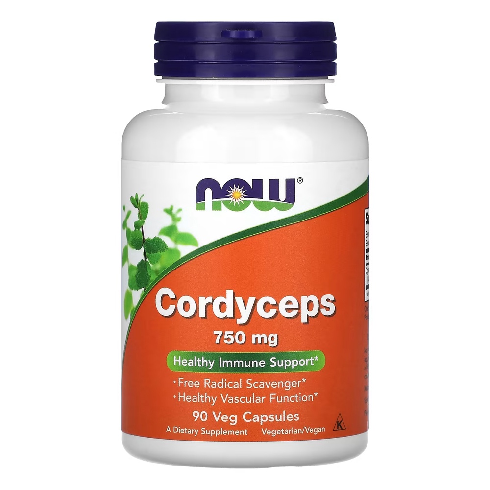 Cordyceps 750mg Now Foods 90 Veg Caps Importado em Oferta na Shopee