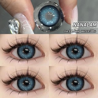 EYESHARE NANALAM Blue/Brown/Gray Lente De Contato 1lente De Vidro Grande De 14,5mm De Cor Softlens Anual