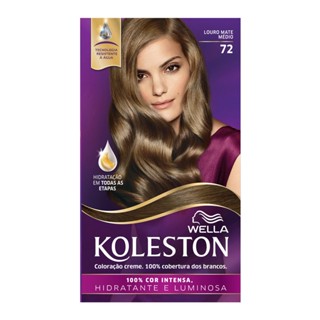 Tinta de Cabelo Koleston Louro Mate Médio 72