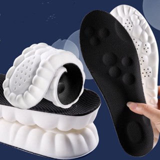 Nova palmilha esportiva 4D Super Soft Palmilha de corrida arco Inserção ortopédica