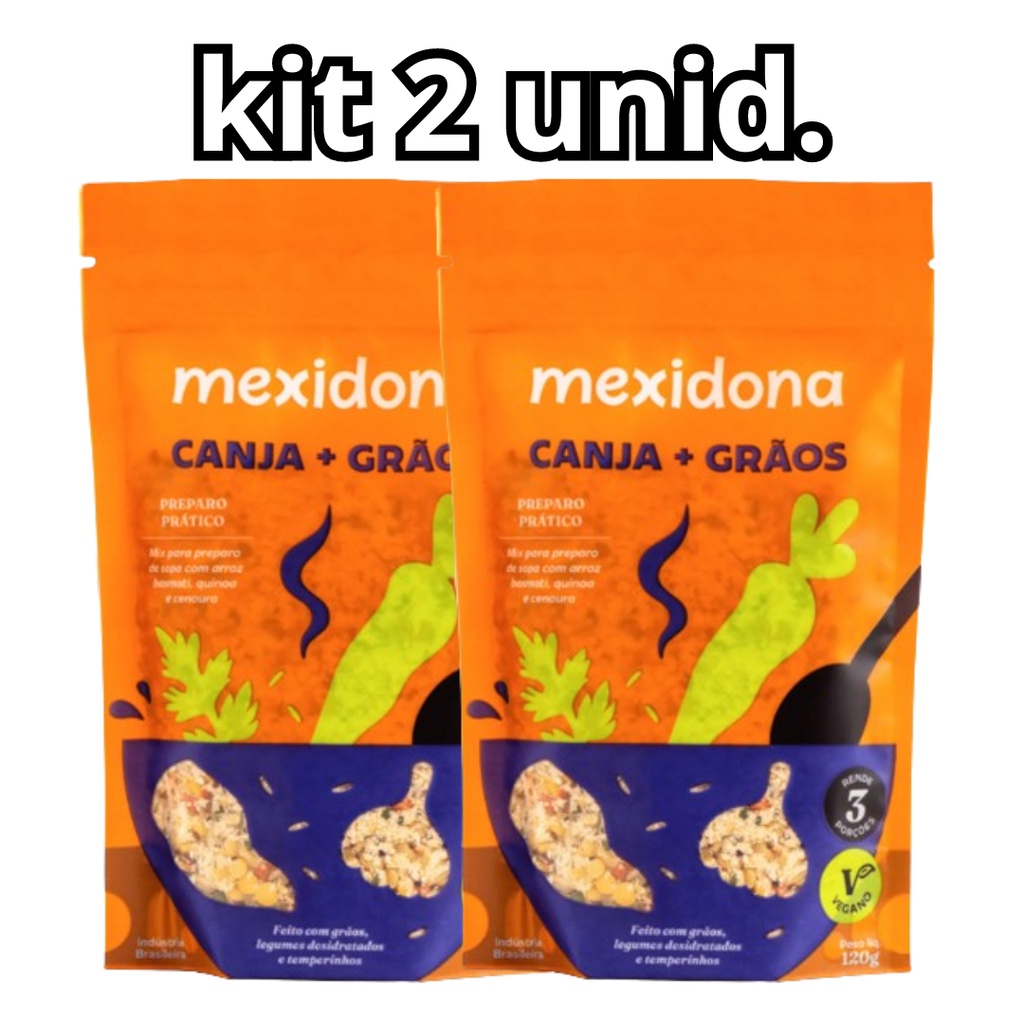 KIT 2 unid Canja da Vó + Grãos Mexidona 120g