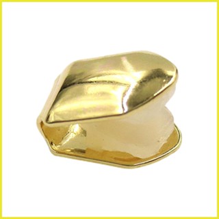 Grills Para Seus Dentes Gold Grillz Brilhantes De Hip Hop Lisos Tampa Simples Festa De Jóias yushua3br