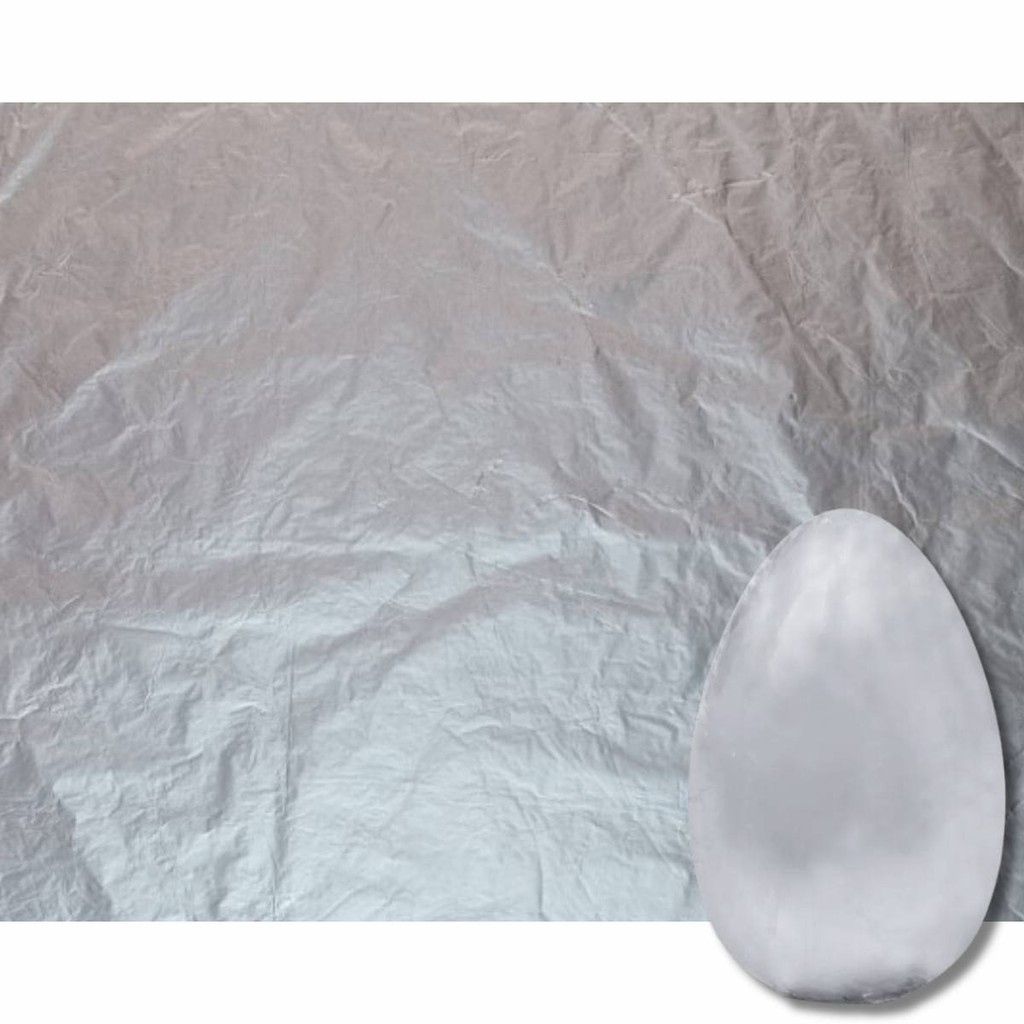 250 Papel Chumbo 50x59 Cm Prata Folha Embalagem P/ Ovo De Páscoa