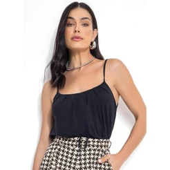 Blusa De Alça Preto Quintess