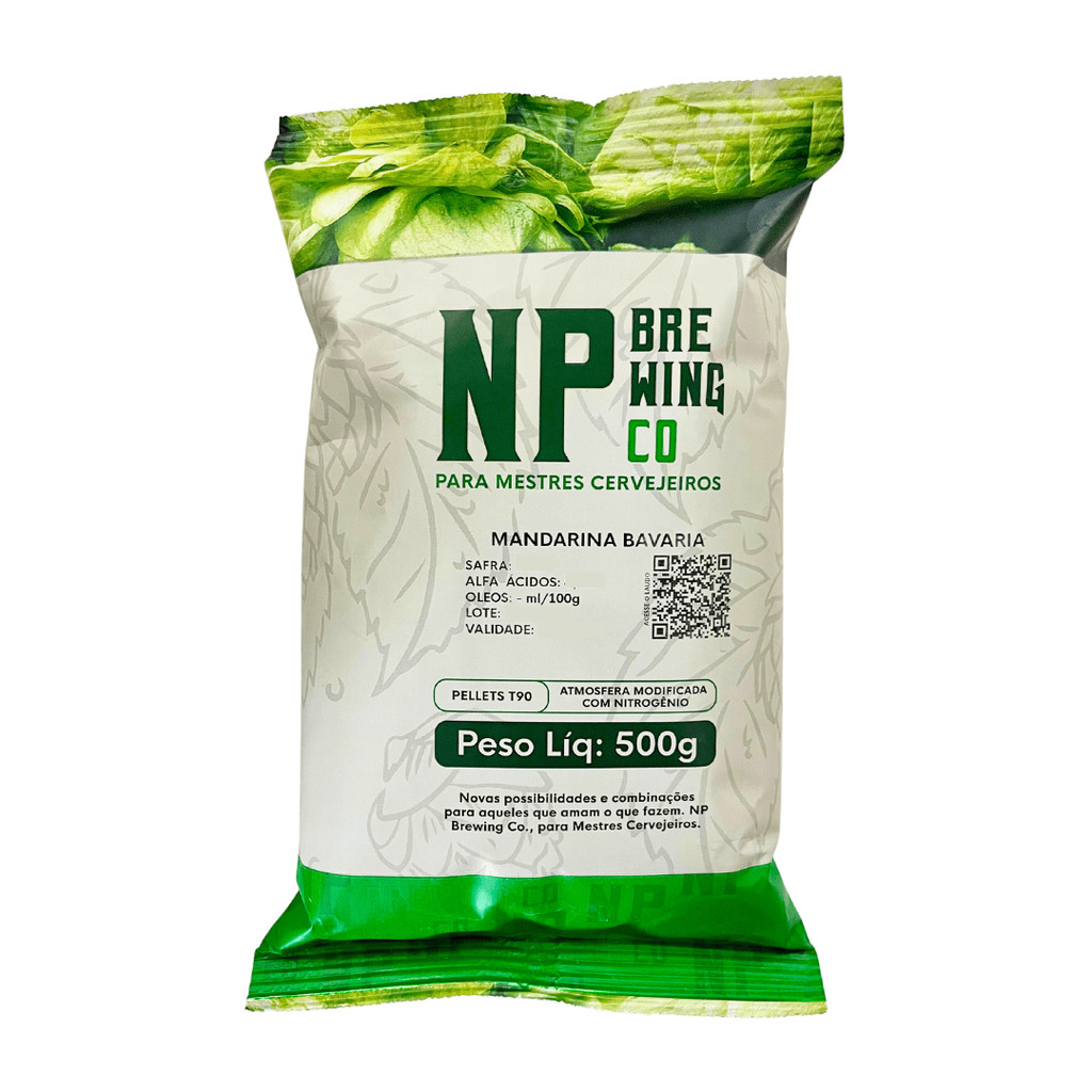 Lúpulo NP Mandarina Bavaria - 500 gramas (pellets)