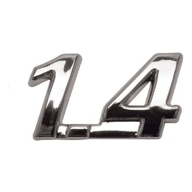 Emblema Nome 1.4 (uno/palio/fio/punto/idea/strada) Cromado